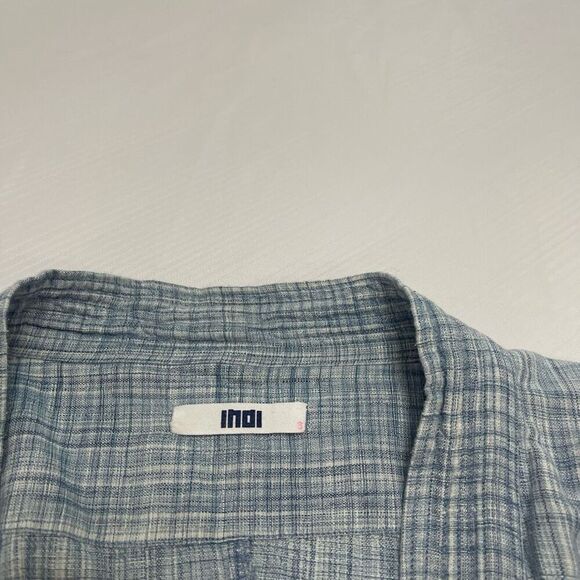 INDI Blue Kimono Lagenlook Cardigan Size 6 - Picture 2 of 10